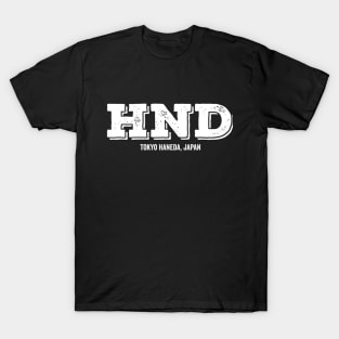 HND Tokyo Haneda Japan Airport Code T-Shirt